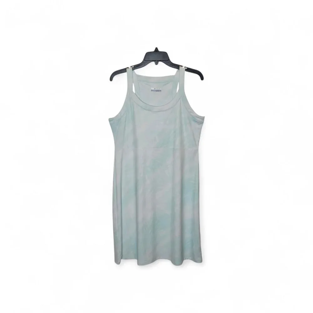 Columbia Omni-Wick Racerback Dress Large Active Tennis Golf Travel Athleisure